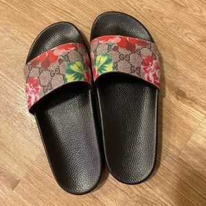 Gucci Floral Slides/Sandals